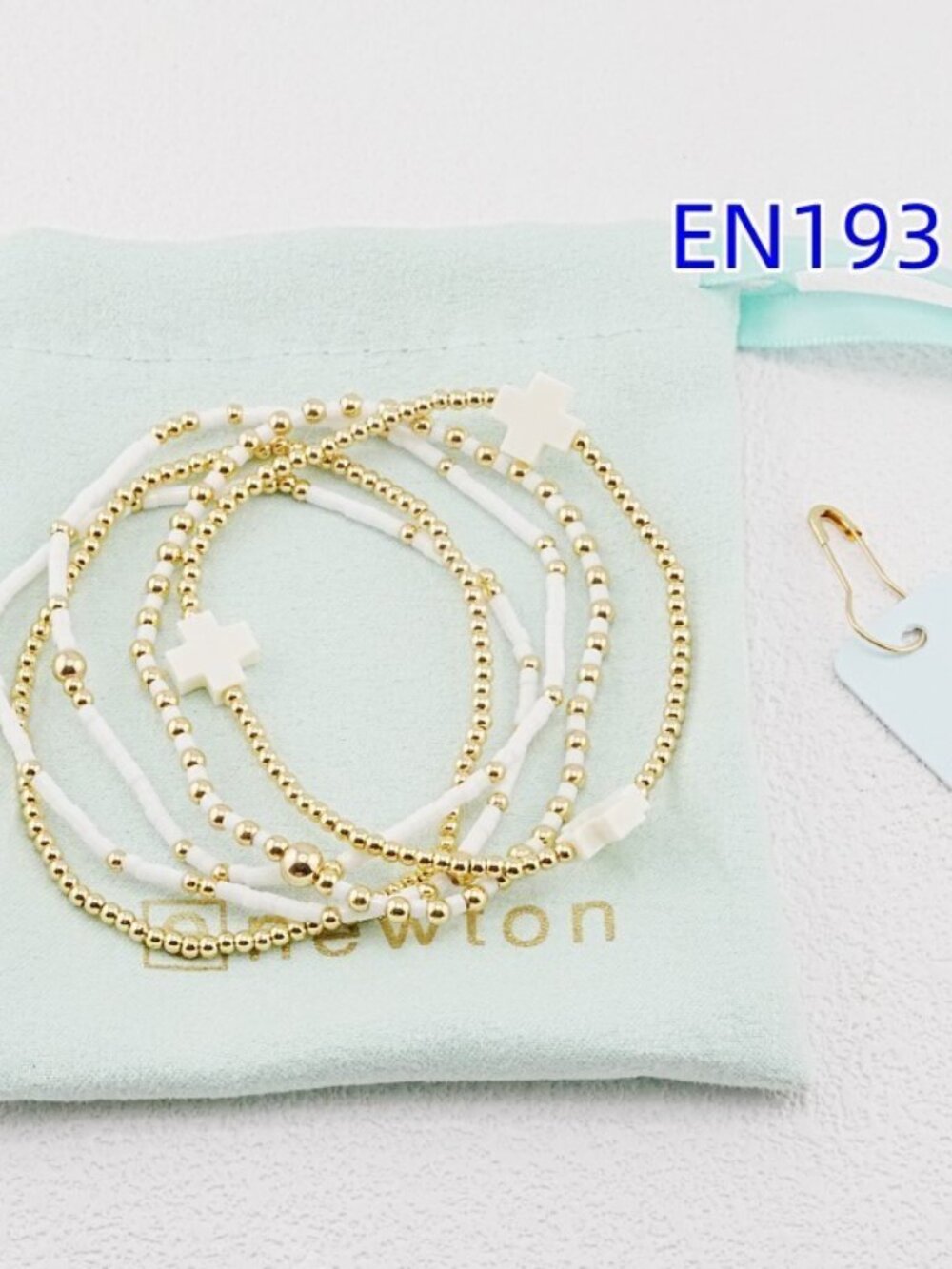 Enewton Colorful Cross Bracelet Set